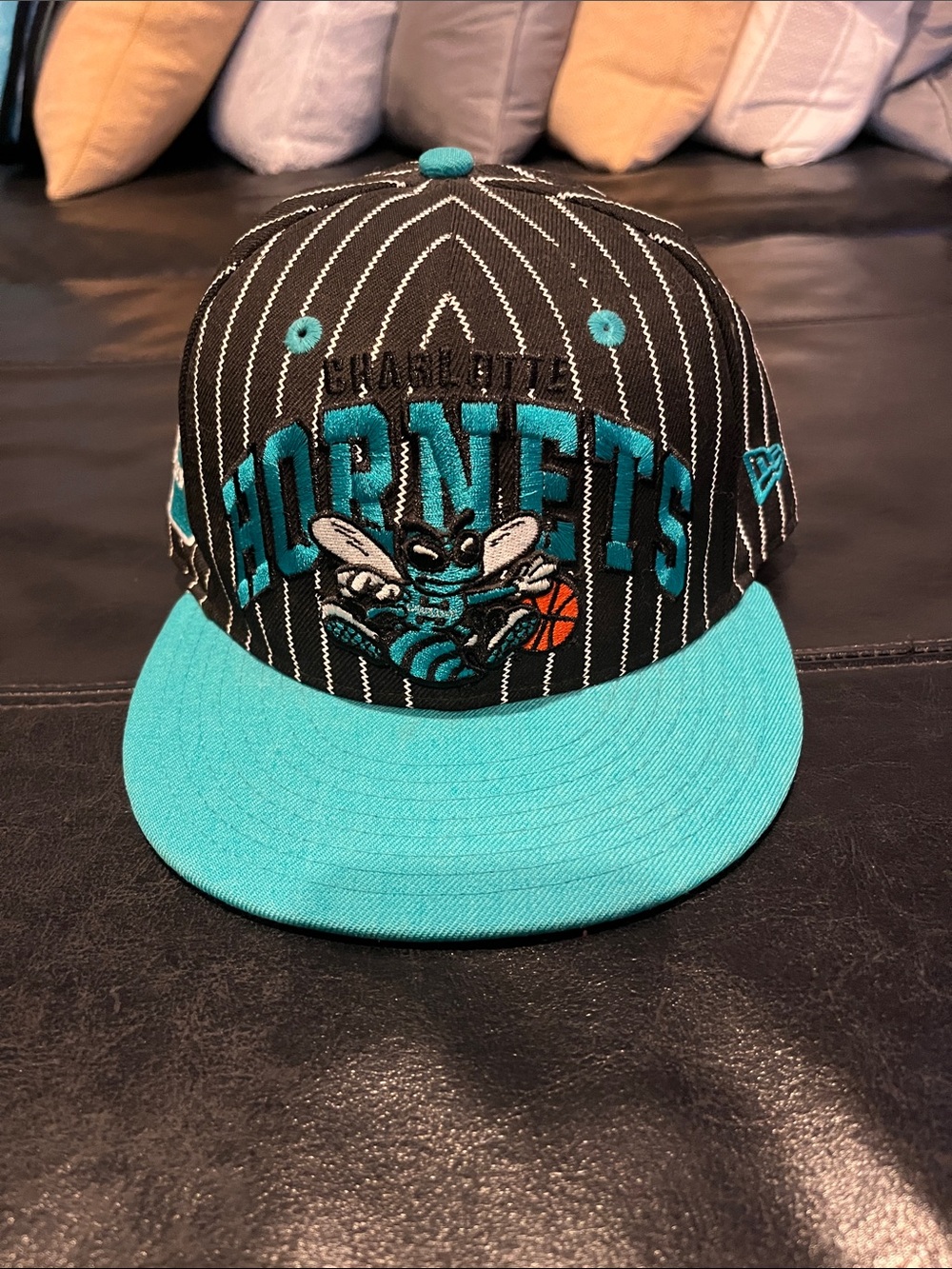 New Era Charlotte Hornets Pinstripe SnapBack